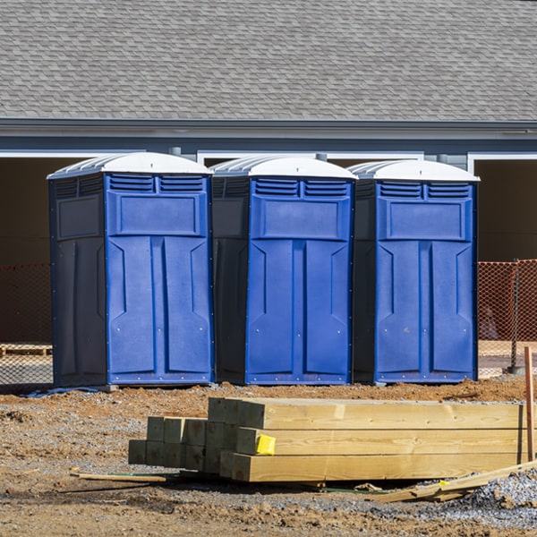 what is the cost difference between standard and deluxe porta potty rentals in Amboy California